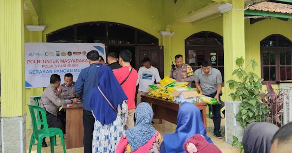 Polres Pasuruan Gelar Pasar Murah di 17 Polsek untuk Bantu Ekonomi Warga
