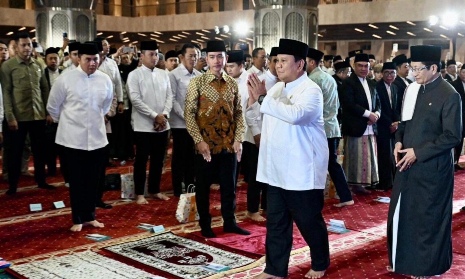 Presiden Prabowo Hadiri Maulid Nabi dan Istigasah Kebangsaan di Masjid Istiqlal