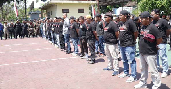 Ribuan Pendekar dan Ormas di Magetan Siap Bantu Aparat Jaga Kamtibmas