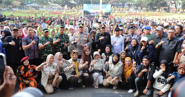 Berbagai Elemen Masyarakat Dukung Polresta Malang Kota Jaga Kondusifitas Tolak Anarkis
