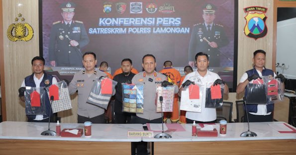 Polres Lamongan Amankan Komplotan Ganjal ATM Lintas Provinsi, Pelaku Belajar dari YouTube