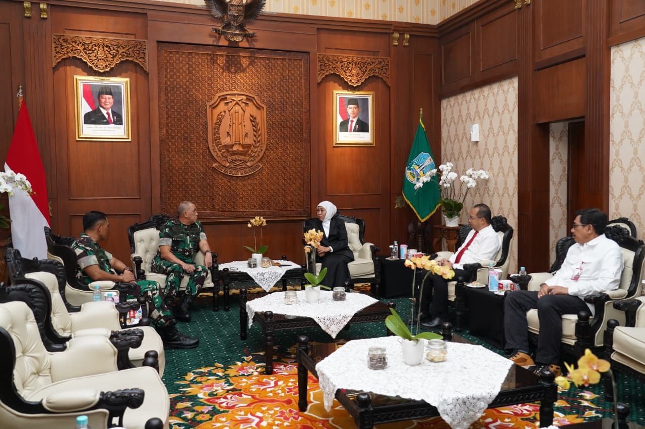 Pangdam V/Brawijaya Bahas Rencana Pengamanan Kunjungan Presiden ke Jawa Timur