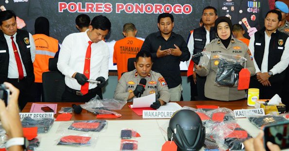 Polres Ponorogo Amankan Pasutri Diduga Jual Senpi Rakitan