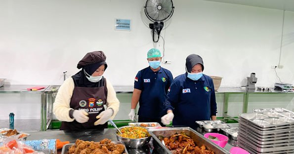 SPPG Polres Trenggalek Bersertifikat Laik Higiene Sanitasi Resmi Dioperasikan