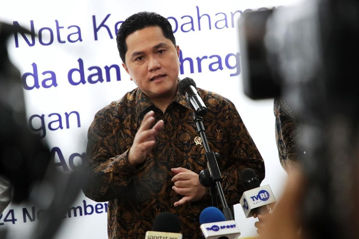 Soal Pelatih Timnas, Erick Thohir Beri Waktu Exco PSSI Wawancara Calon Pelatih
