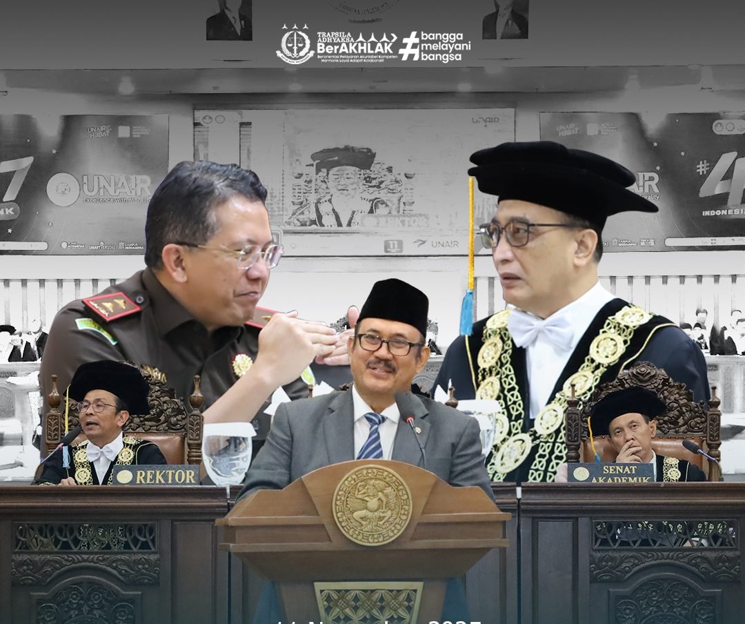 Kajati Jatim Hadiri Sidang Dies Natalis ke-71 UNAIR, Wujud Sinergi dan Kolaborasi Menuju Kemajuan Bangsa