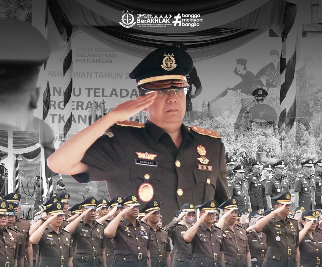 Kejati Jatim Gelar Upacara Hari Pahlawan, Kajati Dr. Kuntadi: Saatnya Berjuang dengan Ilmu, Empati dan Pengabdian