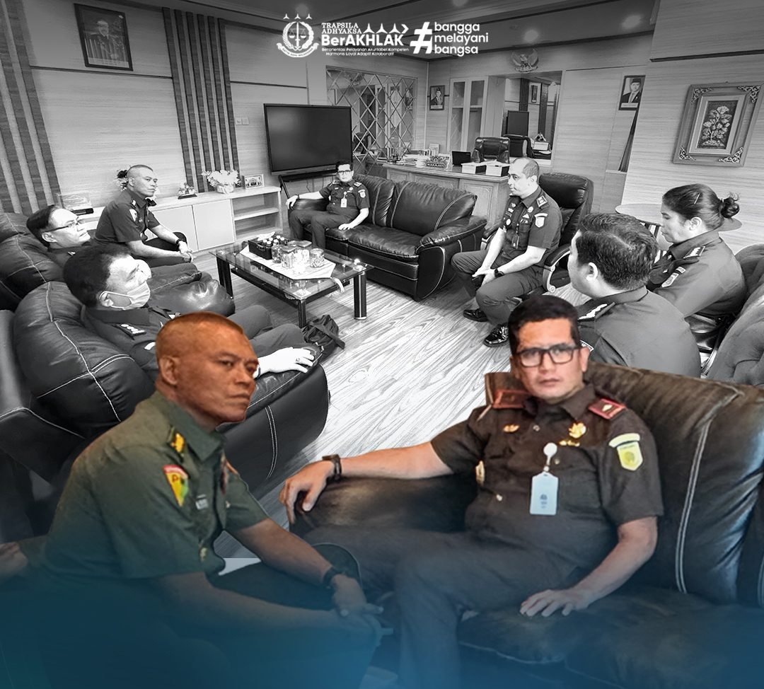 Wakajati Jatim Terima Kunjungan Tim Direktorat Koordinasi Penindakan JAMPIDMIL Bahas Perkembangan Perkara Koneksitas TPPO