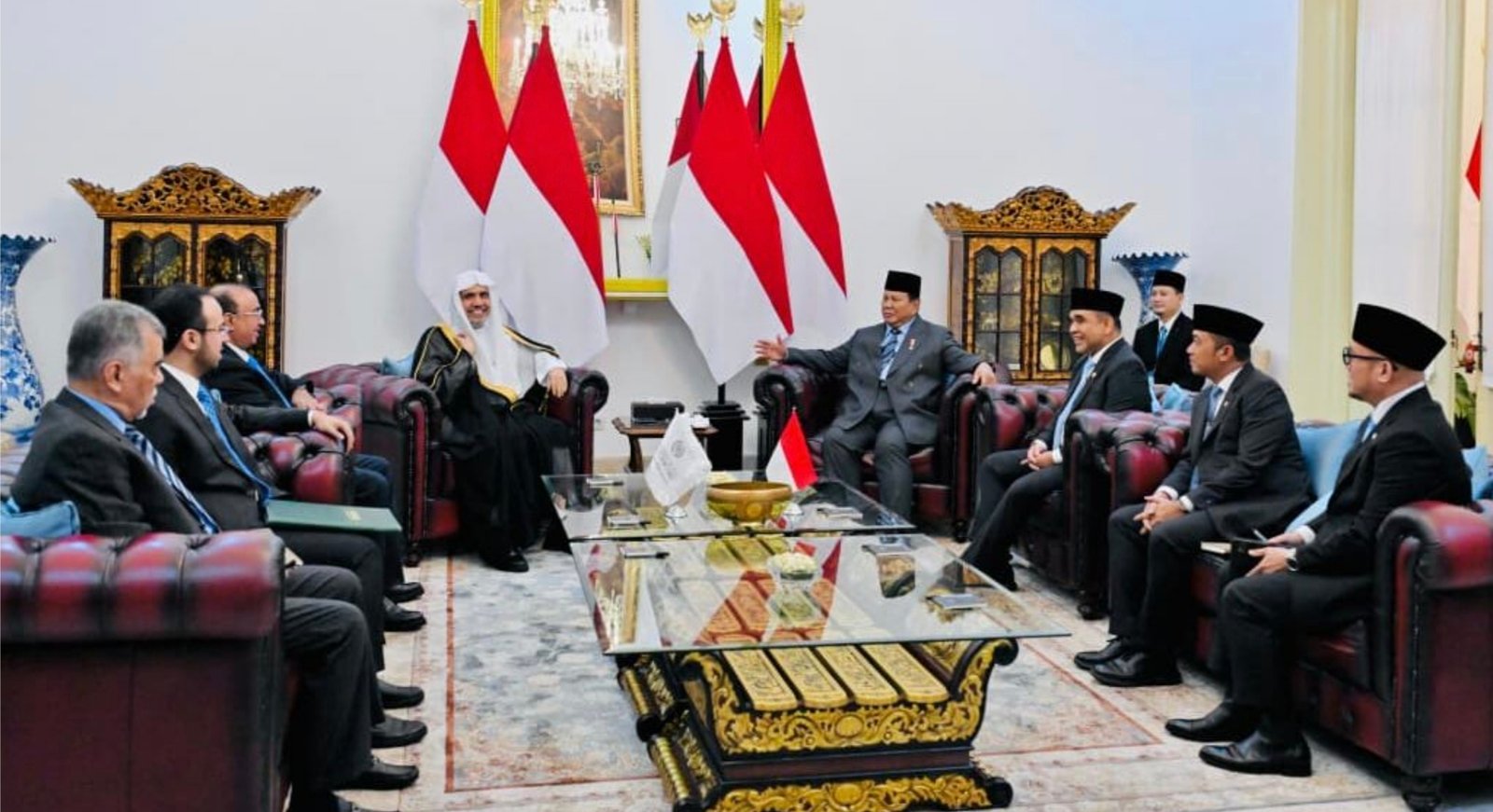 Presiden Prabowo Terima Sekjen Liga Muslim Dunia, Bahas Perdamaian Global