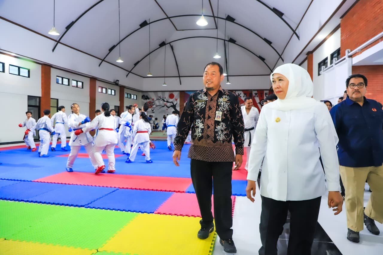 Khofifah Resmikan Rehabilitasi SMANOR Sidoarjo, Perkuat Pembinaan Atlet Pelajar Jatim