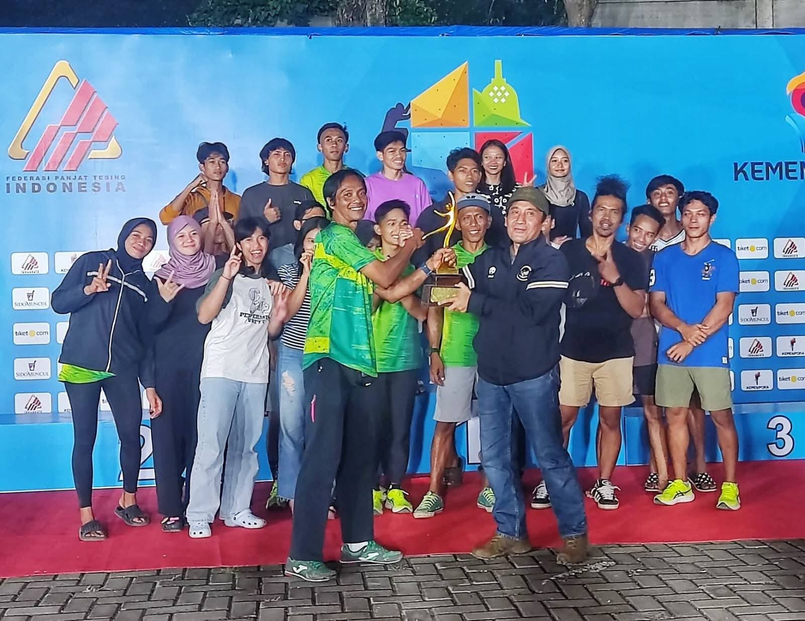 Juara Umum Kejurnas Panjat Tebing, FPTI Jatim Bangga Capaian Atlet Muda