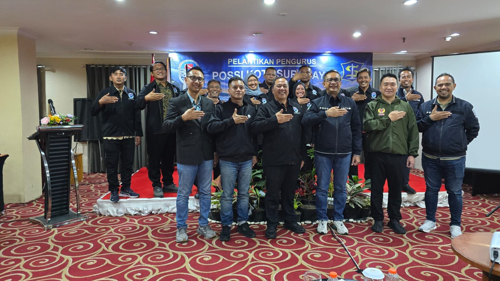 Dedik Irianto Nakhodai POSSI Kota Surabaya 2025-2029