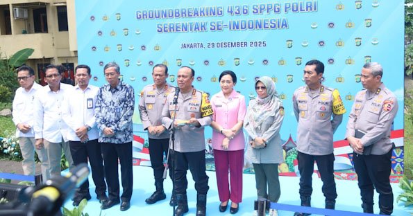 Wakapolri Pimpin Groundbreaking 436 SPPG Serentak, Dukung Program Makan Bergizi Gratis