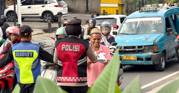 Korsabhara Baharkam Polri Konsisten Gelar Jumat Berkah untuk Warga Depok