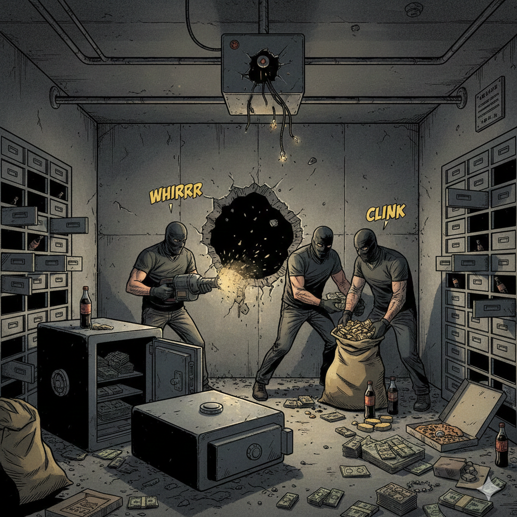 Perampokan Spektakuler Bank Jerman di Libur Natal Pencuri Gondol 30 Juta Euro