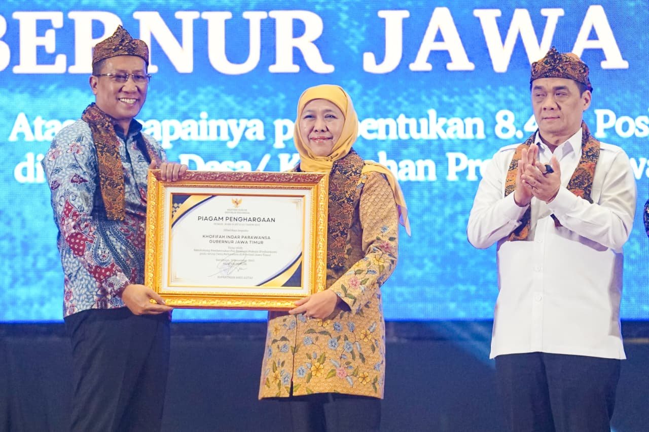 Jatim Terima Penghargaan Terbentuknya 8.494 Posbankum Desa/Kelurahan