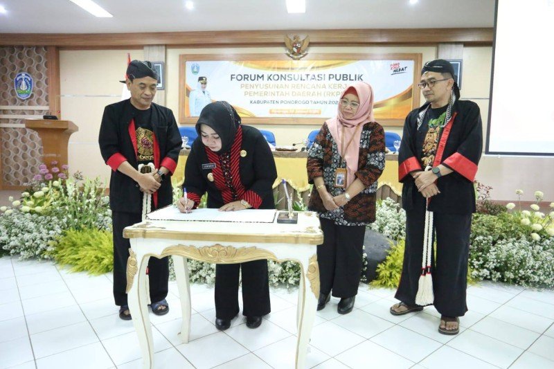 Pemkab Ponorogo Sususn RKPD 2027 Melalui Forum Konsultasi Publik