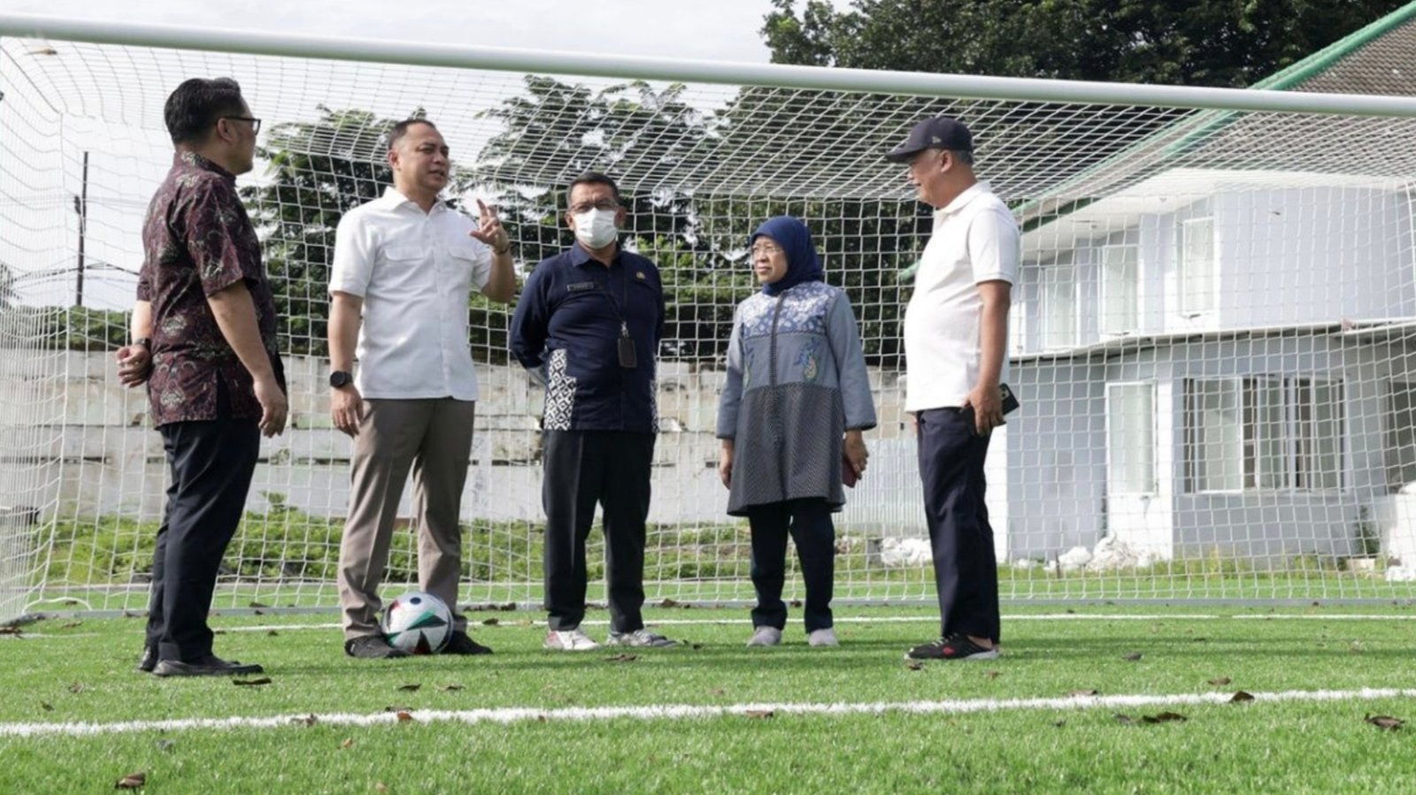Lapangan Karanggayam Surabaya Siap Jadi Pusat Pembinaan Sepak Bola Usia Dini