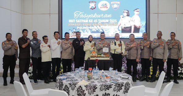 Polres Lamongan Gelar Tasyakuran Peringati HUT Satpam ke-45 di Tahun 2025