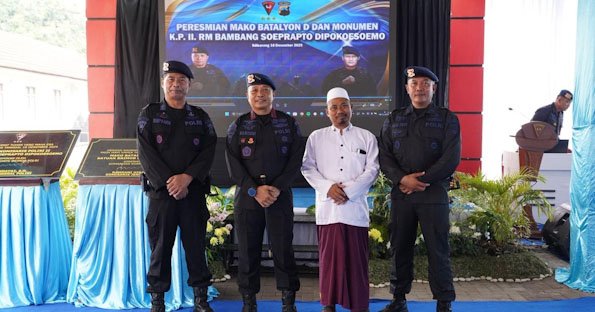 Polri Resmikan Mako Brimob Polda Jateng dan Monumen Komisaris Polisi Tingkat II