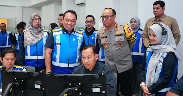 Wakapolri Pantau Arus Balik Nataru di Command Center Tol Jasa Marga Jatiasih