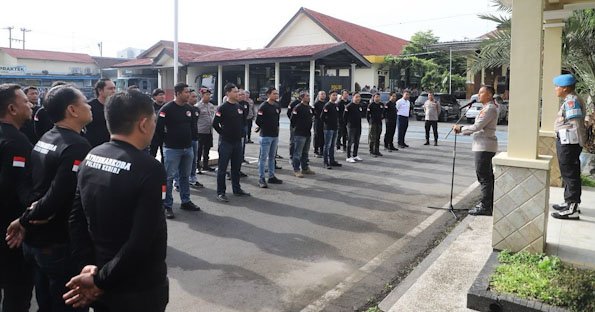 Pimpin Apel Khusus, Kapolres Kediri Tegaskan Komitmen Berantas Narkoba