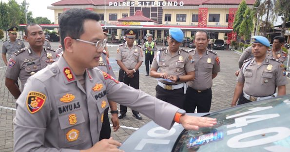 Transparansi: Polres Situbondo Pasang QR Aduan Propam Polri di Kendaraan Dinas