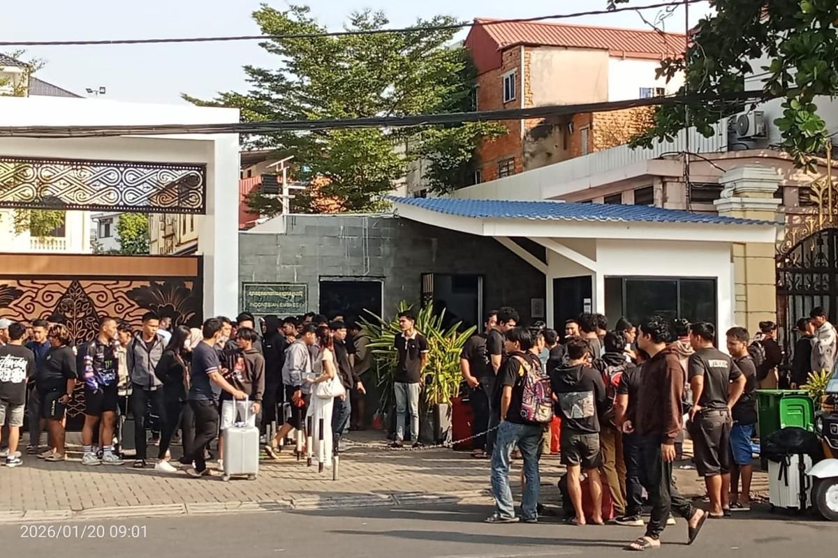 KBRI Phnom Penh Catat 2.277 WNI di Kamboja Minta Dipulangkan
