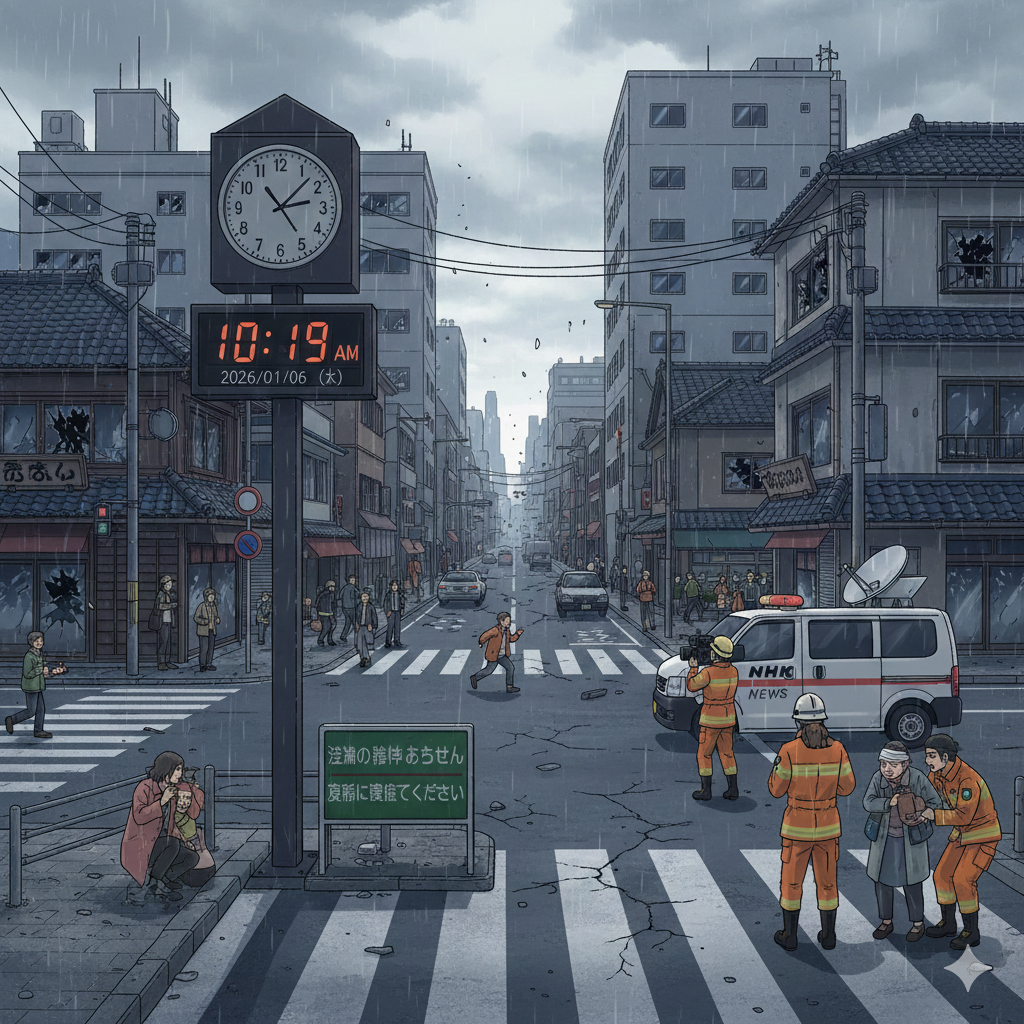 Gempa Magnitudo 6,4 Guncang Jepang Barat