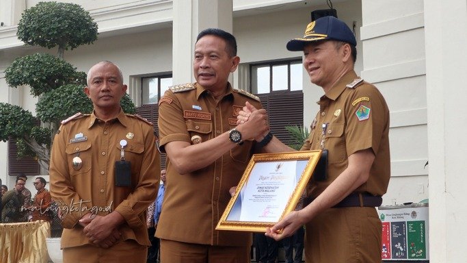 Terapkan K3 Perkantoran, Tiga Instansi Pemkot Malang Dapatkan Apresiasi Pemprov Jatim