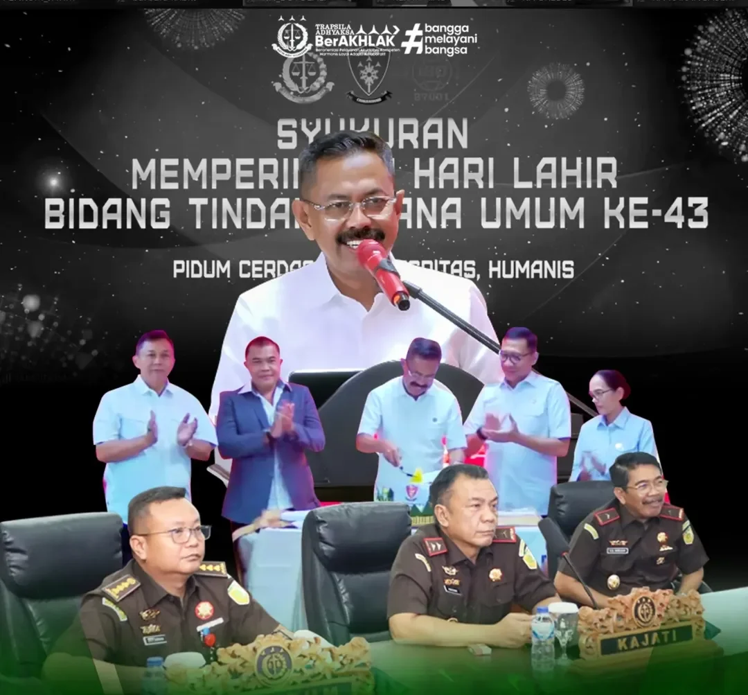 Peringati Hari Lahir Pidum ke-43, Kejati Jatim Ikuti Syukuran Virtual Bersama Jampidum