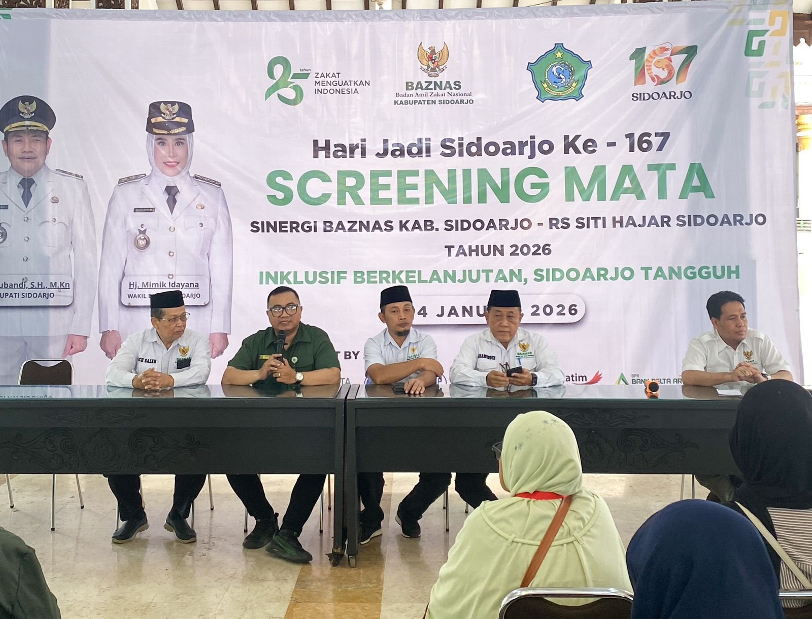 Meriahkan Harjasda ke-167, RSI Siti Hajar Sidoarjo Gelar Skrining Mata Gratis