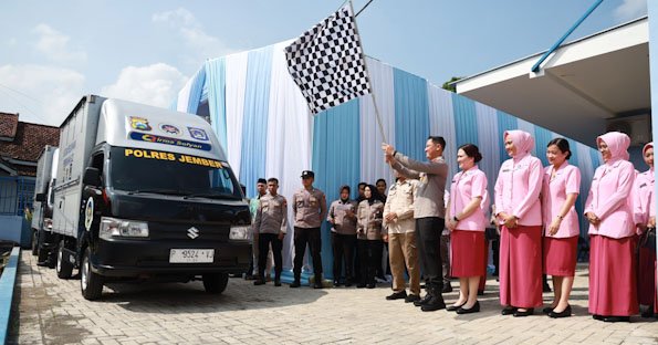 Kapolres Jember Resmikan SPPG di Mayang Dukung Program MBG