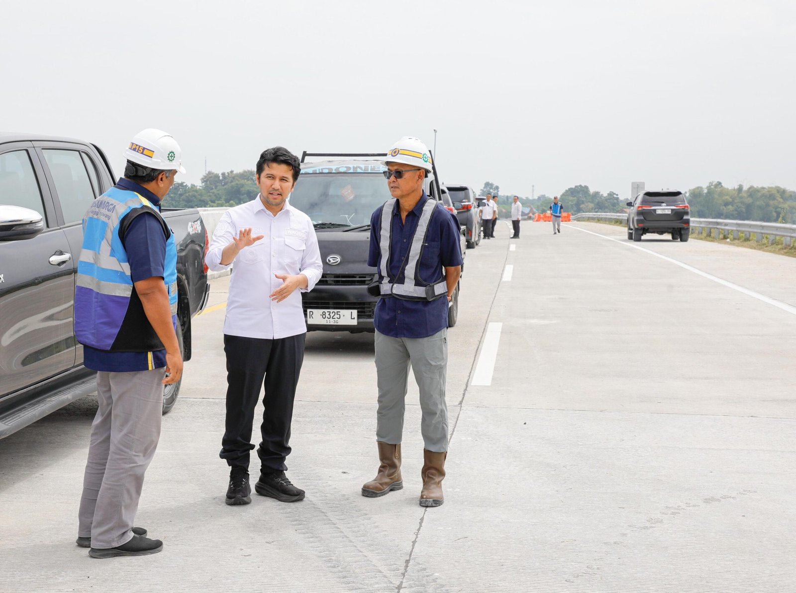 Wagub Emil Tinjau Proyek Jalur Tol Gending-Besuki, Pastikan Dibuka Fungsional H-10 Lebaran 2026