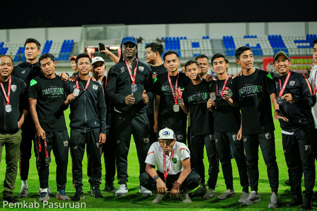 Pasuruan United Raih Runner Up Liga 4 Kapal Api Piala Gubernur Jawa Timur 2025/2026
