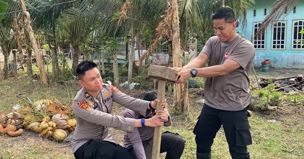 Mahasiswa STIK Angkatan 83 Bangun Sumur Bor untuk Warga Aceh Utara, Kapolres: Wujud Nyata Kepedulian Polri