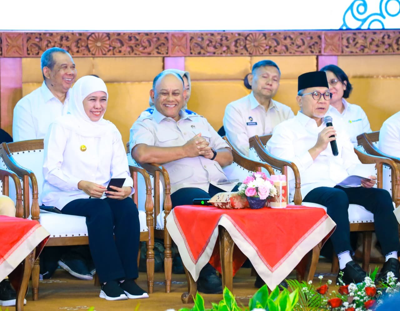 Rakor MBG di Jatim : Penerima Manfaat di Jatim Capai 8,4 Juta Jiwa