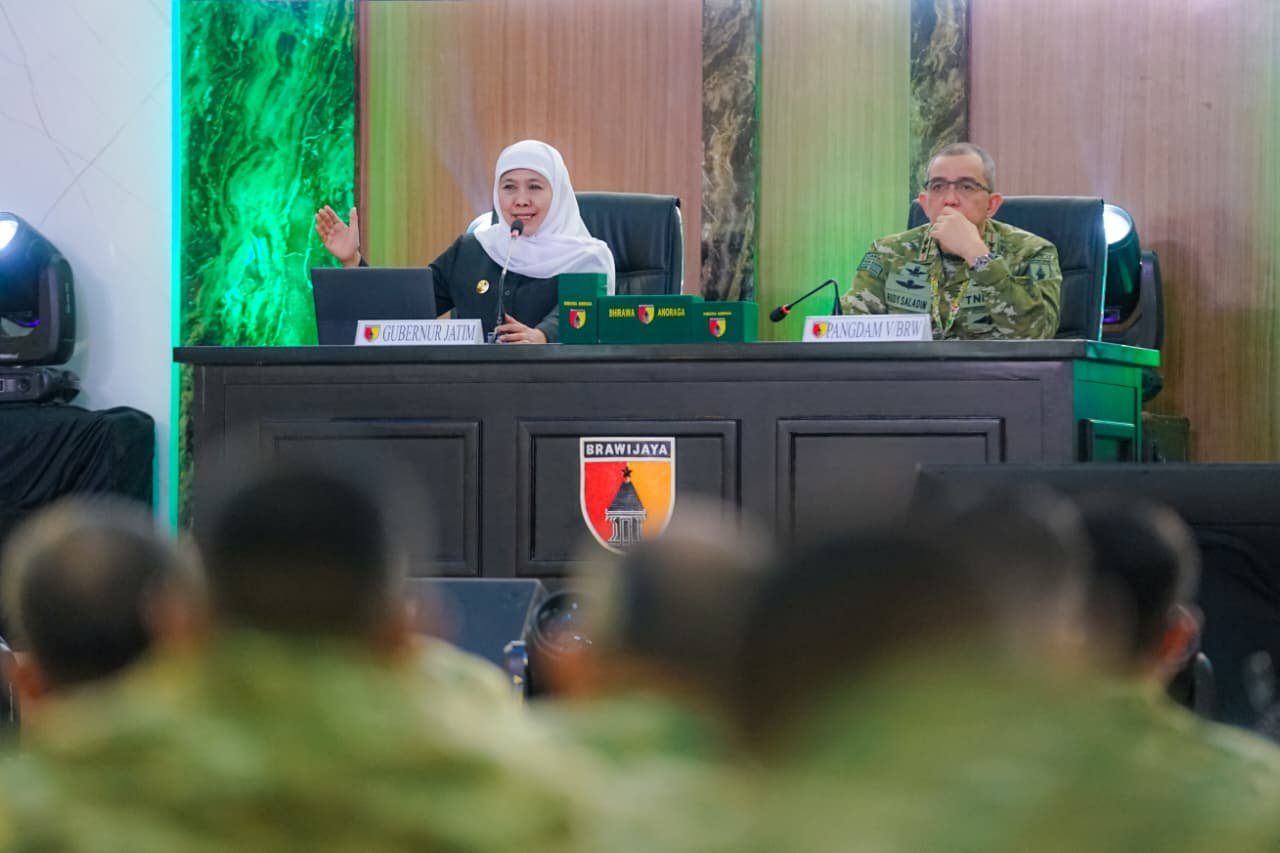 Khofifah Apresiasi Sinergi Pemprov Jatim–Kodam V/Brawijaya, Kunci Sukses Program Nasional