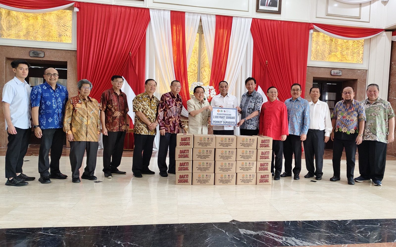 10.000 Paket Sembako Ramadan Disalurkan untuk Warga Prasejahtera Surabaya