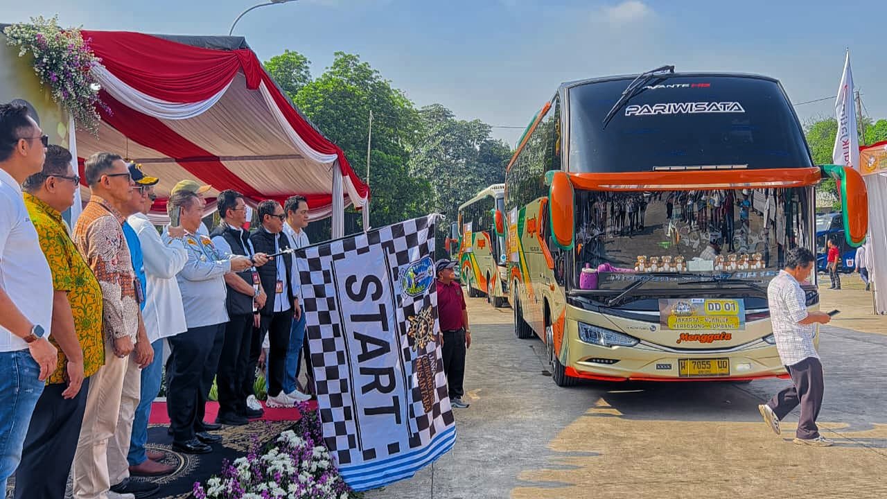 Sebanyak 2.230 Pemudik Jatim Diberangkatkan dari Jatim, Naik 58 Bus