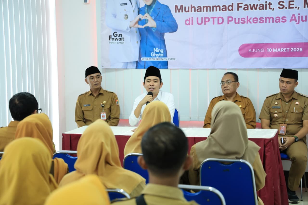 Safari Ramadan di Puskesmas Ajung Gus Fawait Tekankan Perubahan Pelayanan Fasilitas dan Kinerja Puskesmas