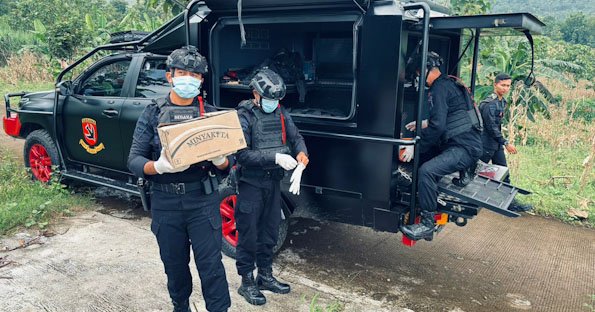Polres Bondowoso Libatkan Gegana Brimob Polda Jatim, Musnahkan 25 Kg Bubuk Mercon