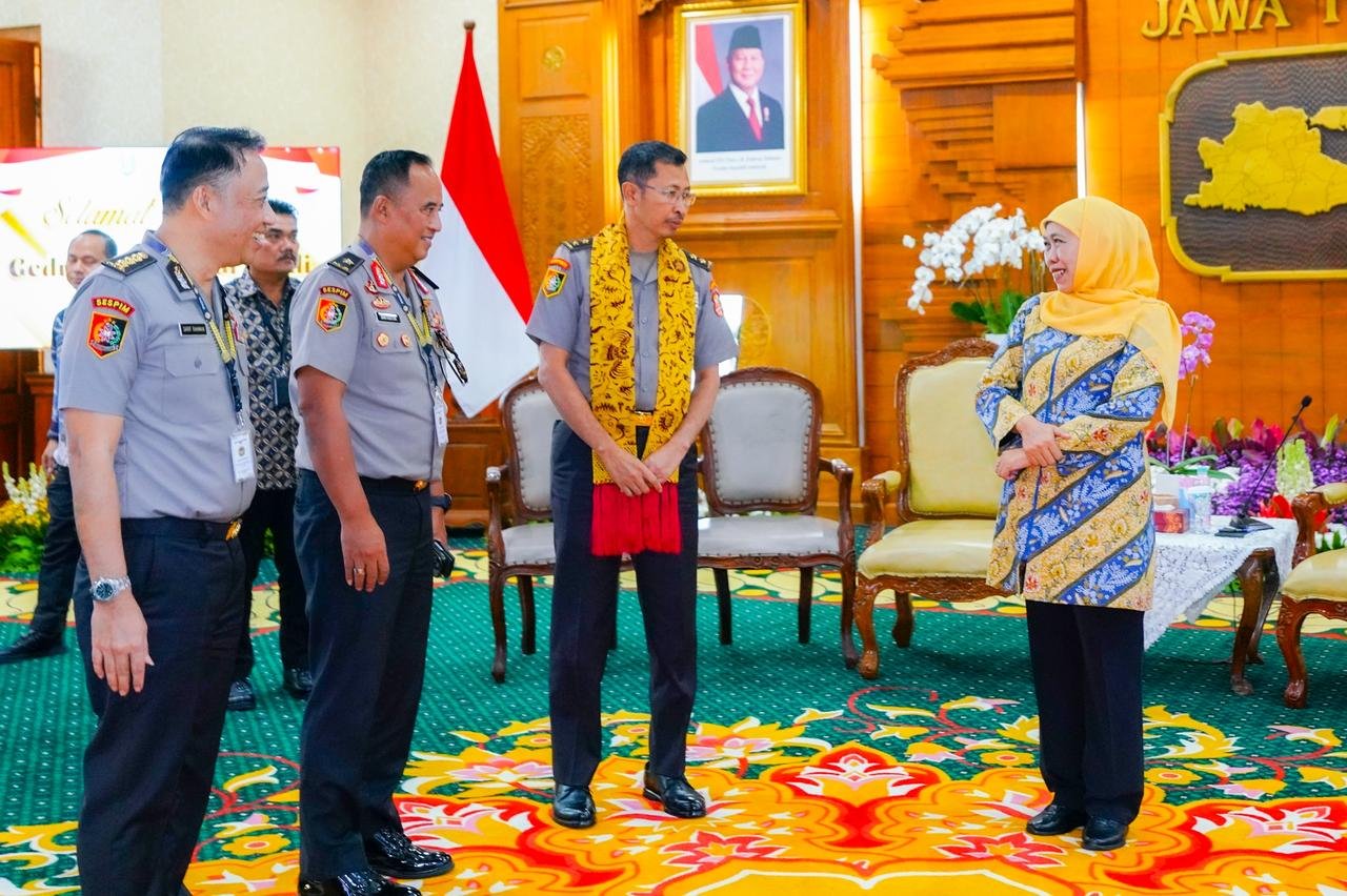 Khofifah Paparkan Strategi Jatim Jadi Lumbung Pangan Nasional ke Peserta SESPIMTI Polri
