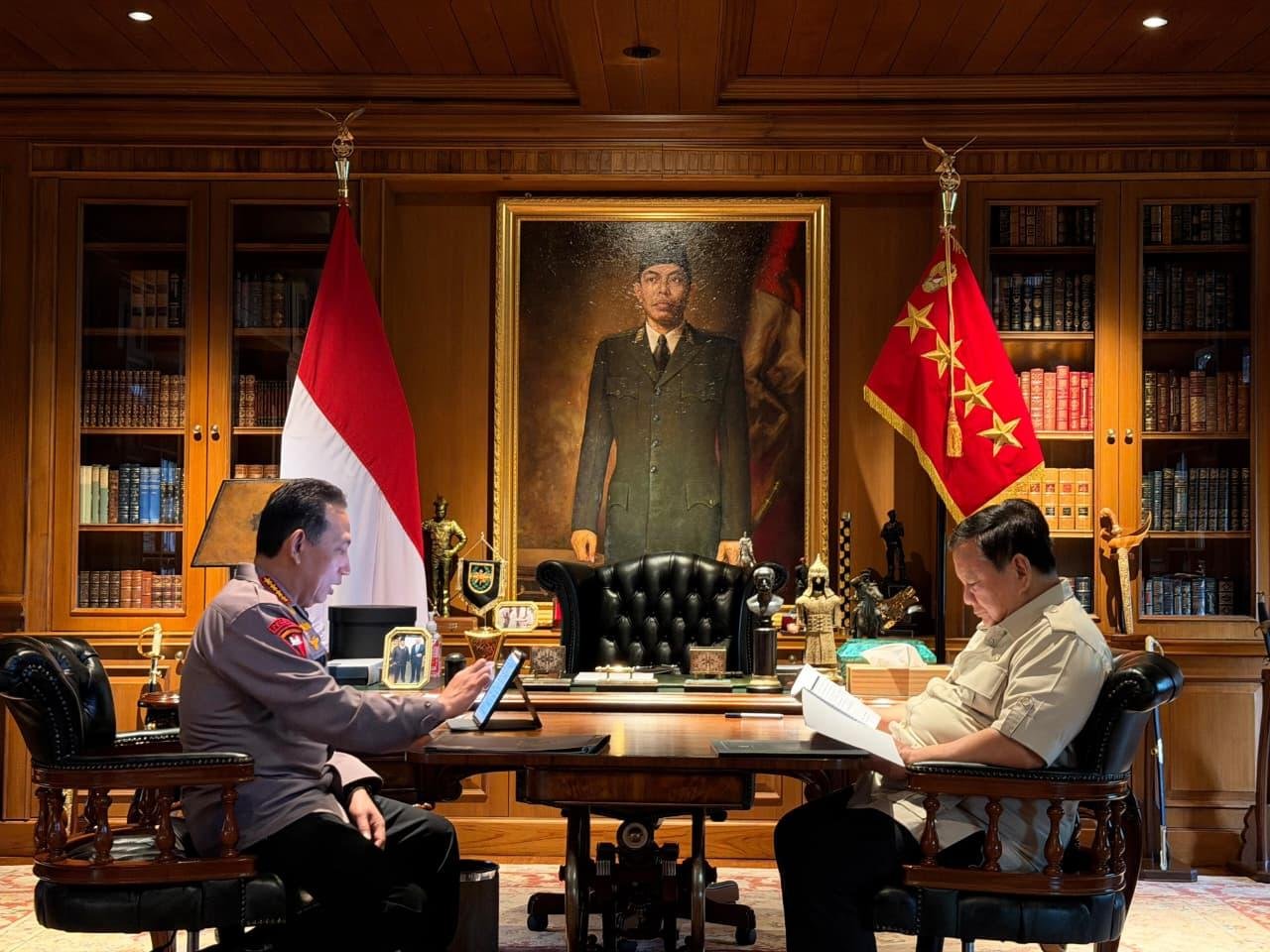 Presiden dan Kapolri Sinkronkan Program Strategis, dari Pangan hingga Bencana