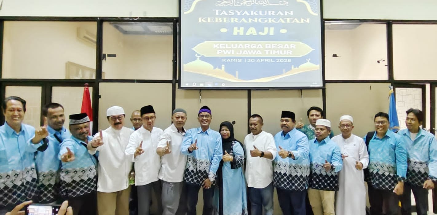 PWI Jatim Lepas 11 Wartawan Naik Haji 2026