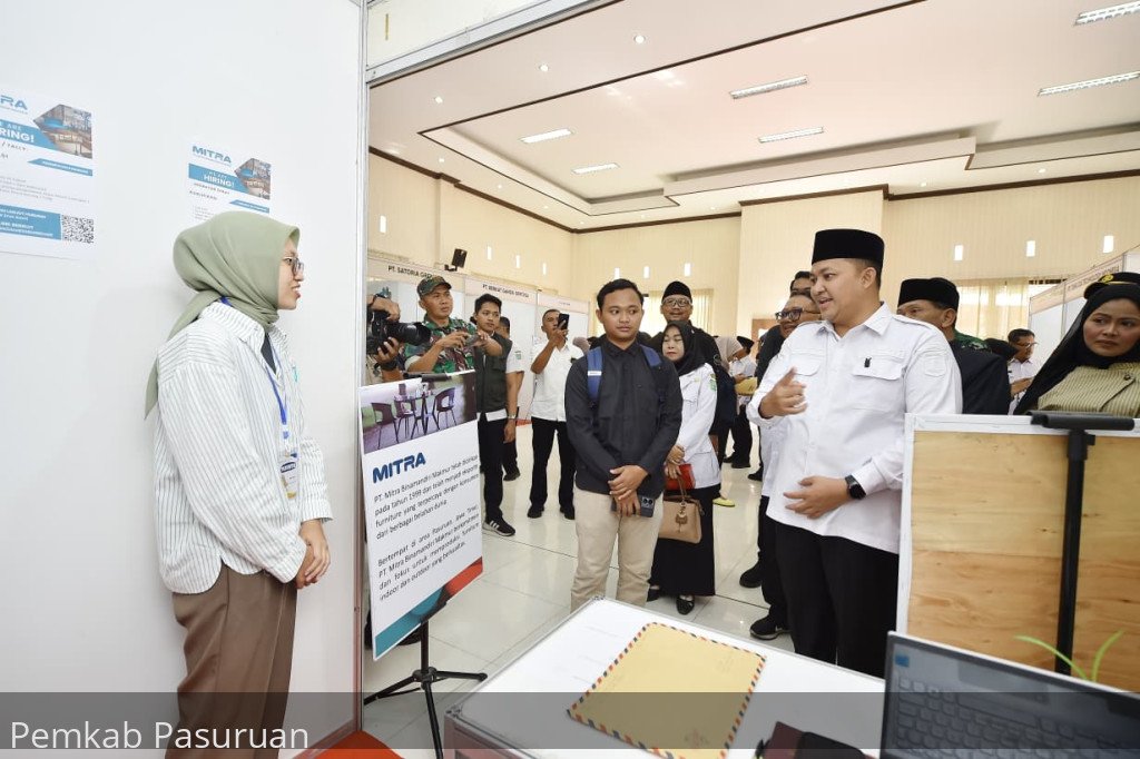 Buka Mini Job Fair Kabupaten Pasuruan 2026, Bupati Pasuruan : Semua Harus Dapat Hak yang Sama