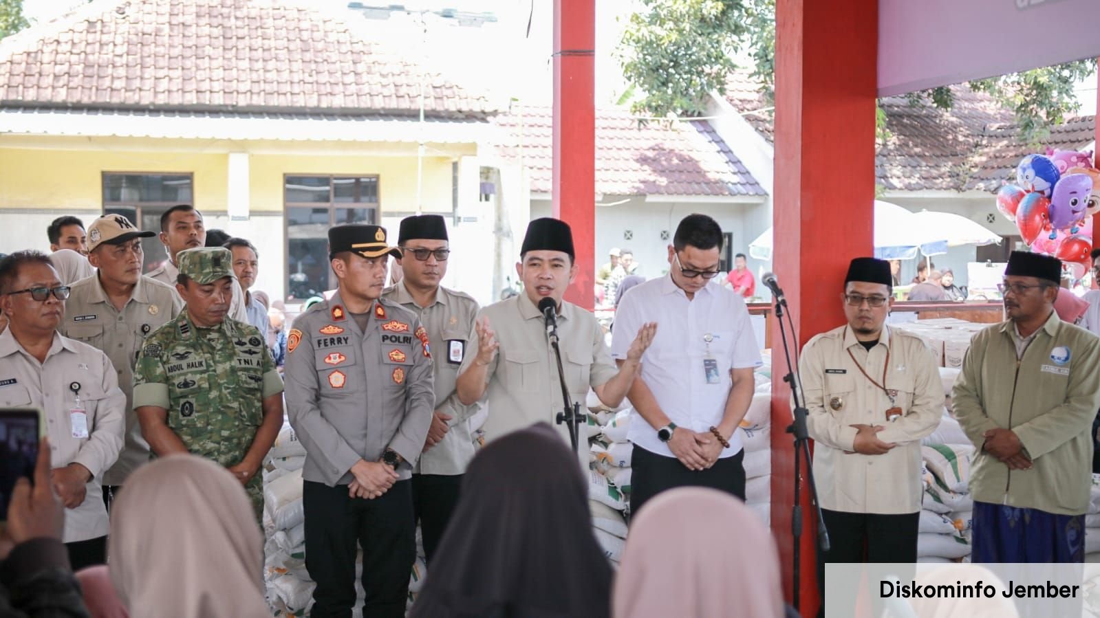 Salurkan 8 Ribu Ton Beras Jember Jadi Kabupaten Terendah Penerima Bantuan Pangan se Jatim