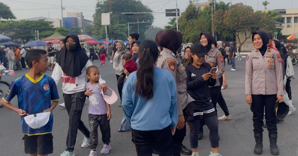 Harkamtibmas, Polresta Sidoarjo Maksimalkan Patroli Polwan Jenggala Presisi