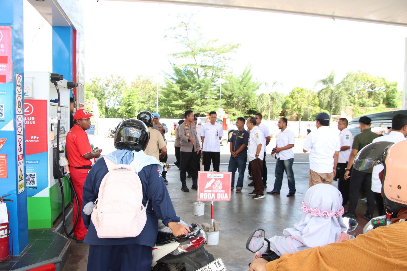 Pastikan Ketersediaan BBM Aman, Polres Bersama Pemkab Sumenep Sidak SPBU dan SPBE