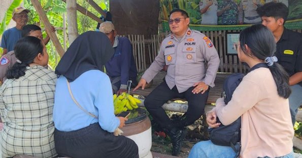 Wujudkan Swasembada Pangan, Polres Pelabuhan Tanjung Perak Gandeng Mahasiswa Riset Kualitas Jagung di Tambak Wedi